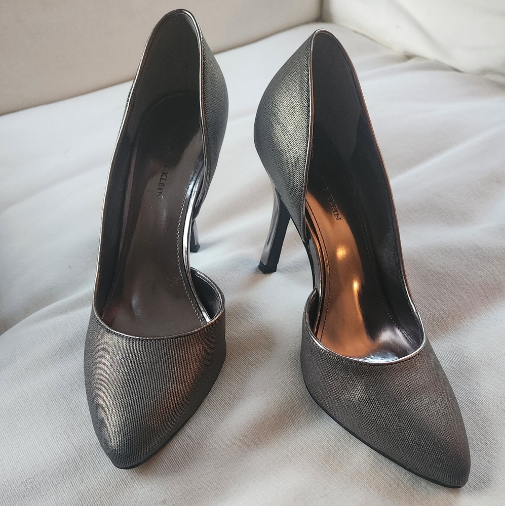 Anne Klein Silver Heels
